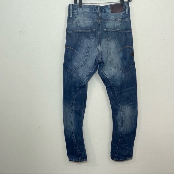 G-Star Raw ARC 3D Loose Tapered Mens Jeans Size W29 L34 Mid Blue Wash. - Picture 2 of 10